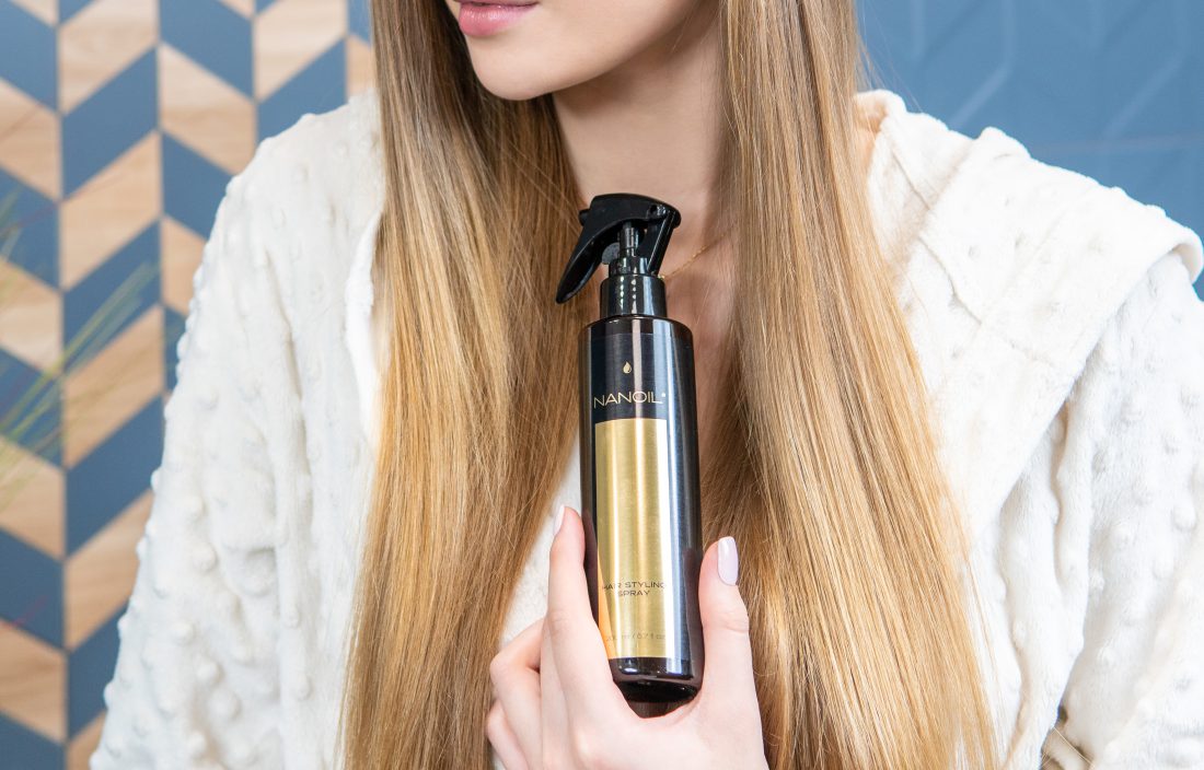 nanoil hair styling spray